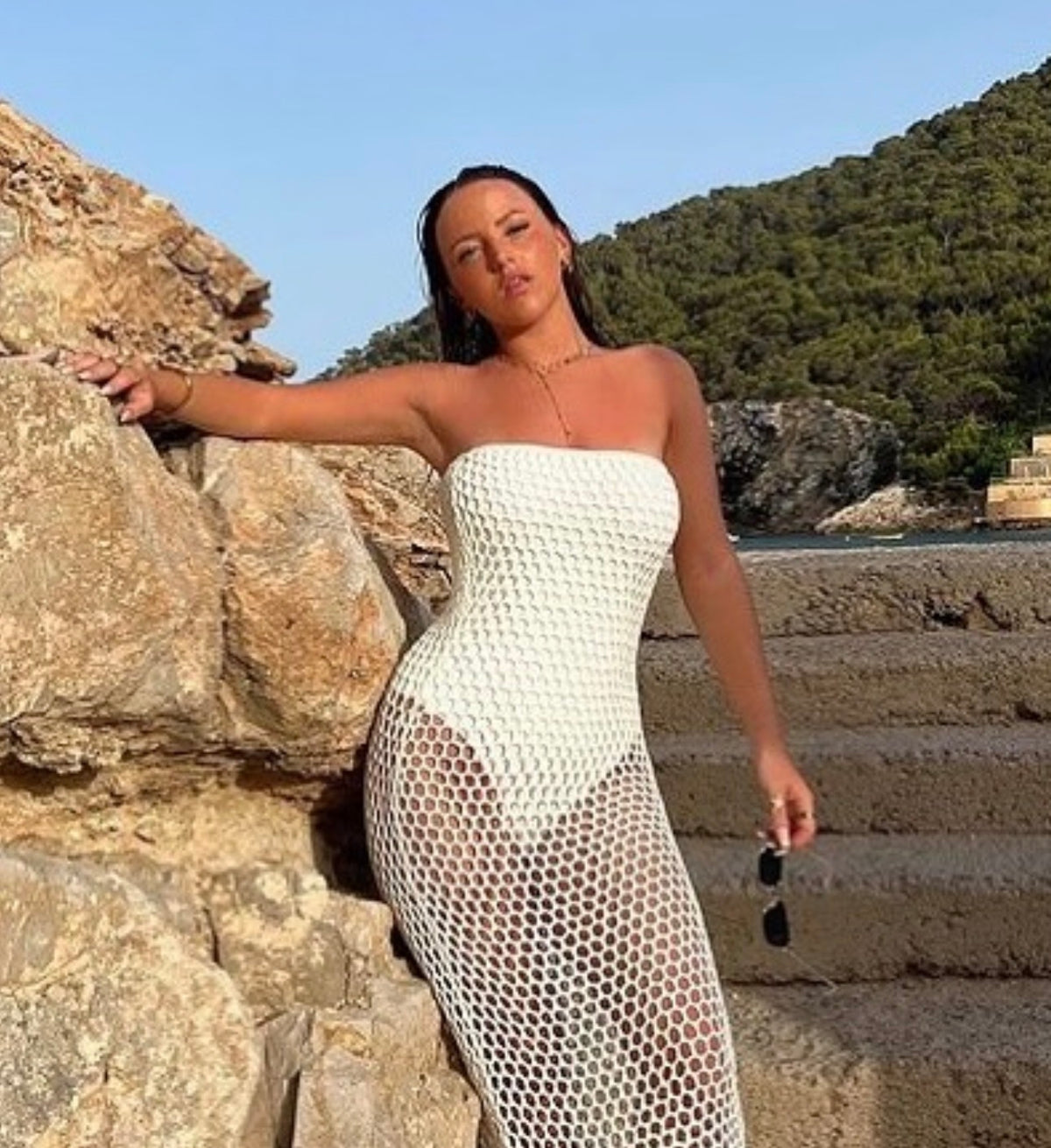 all by myself crochet dress