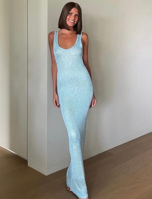 ana sequin maxi
