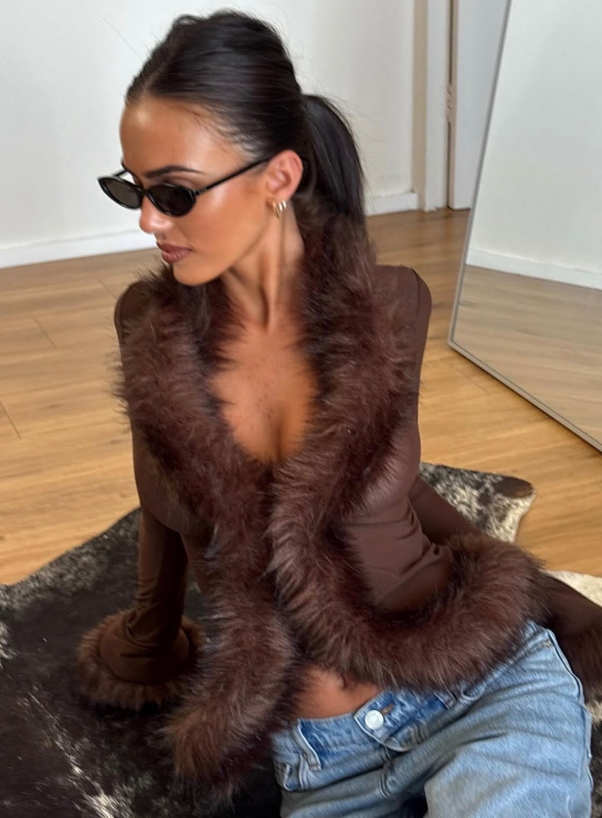diya fur blouse
